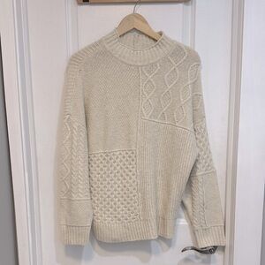 American Eagle Outfitters Cream Sweater